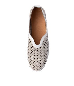 HOKET WHITE LEATHER
