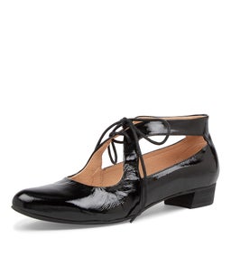 EWING DJ BLACK BLACK HEEL PATENT LEATHER