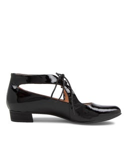 EWING DJ BLACK BLACK HEEL PATENT LEATHER