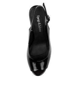 KIANNA DJ BLACK PATENT LEATHER