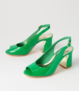 KIANNA DJ BRIGHT EMERALD PATENT LEATHER