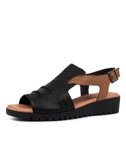 MADIS DJ BLACK DK TAN LEATHER