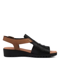 MADIS DJ BLACK DK TAN LEATHER