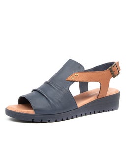 MADIS DJ NAVY DK TAN LEATHER