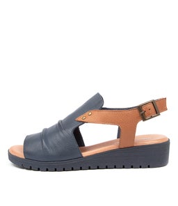 MADIS DJ NAVY DK TAN LEATHER