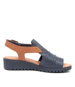 MADIS DJ NAVY DK TAN LEATHER