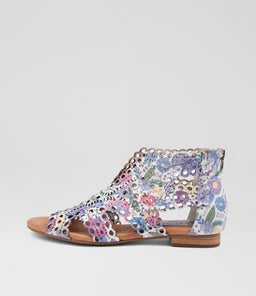 PINGU DJ WHITE FLORAL LEATHER