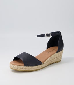 SKIP DJ NAVY NATURAL ROPE LEATHER