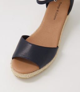 SKIP DJ NAVY NATURAL ROPE LEATHER