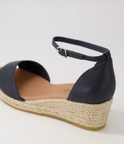 SKIP DJ NAVY NATURAL ROPE LEATHER