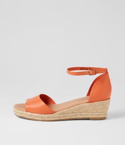 SKIP DJ BRIGHT ORANGE NATURAL ROPE LEATHER