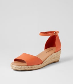 SKIP DJ BRIGHT ORANGE NATURAL ROPE LEATHER