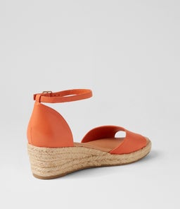 SKIP DJ BRIGHT ORANGE NATURAL ROPE LEATHER