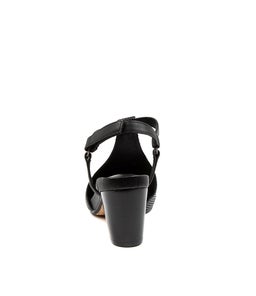 ZETTIE DJ BLACK BLACK HEEL LEATHER