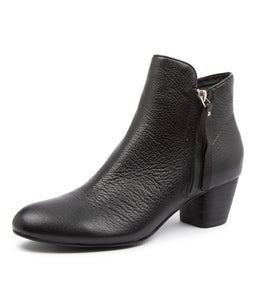 DEMANSE DJ BLACK BLACK HEEL LEATHER