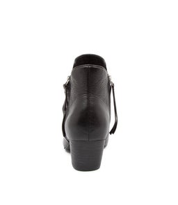 DEMANSE DJ BLACK BLACK HEEL LEATHER