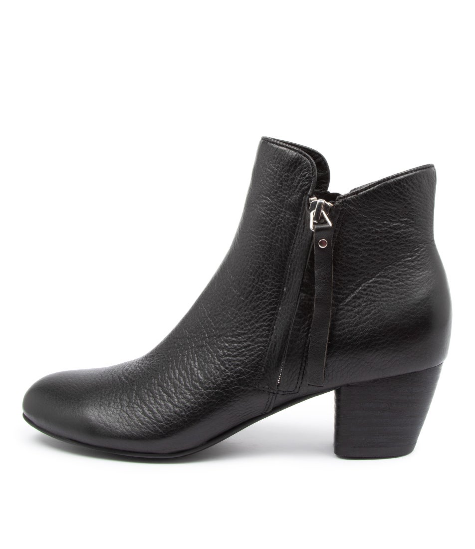 Demanse Dj Black Black Heel Leather