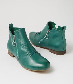 GINGERLY DJ DK EMERALD LEATHER