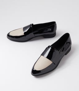 GABRIAN DJ BLACK ALMOND PATENT LEATHER