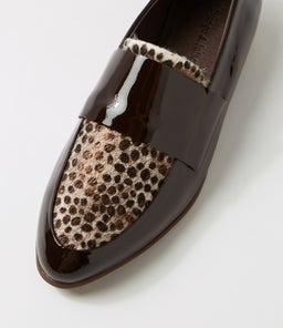GABRIAN DJ CHOC CHOC LEOPARD PATENT PONY