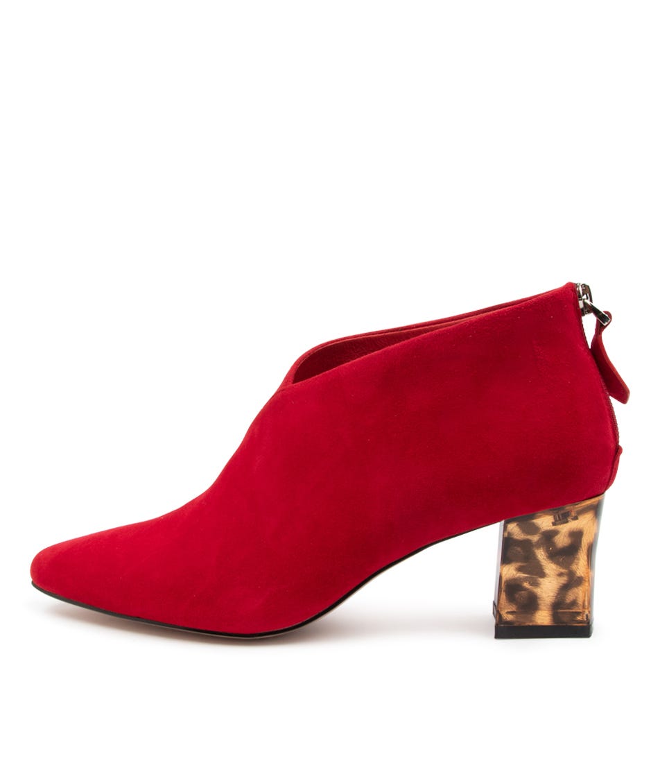 Buy Django & Juliette Helene Dj Red Leopard Heel HIgh Heels online with free shipping