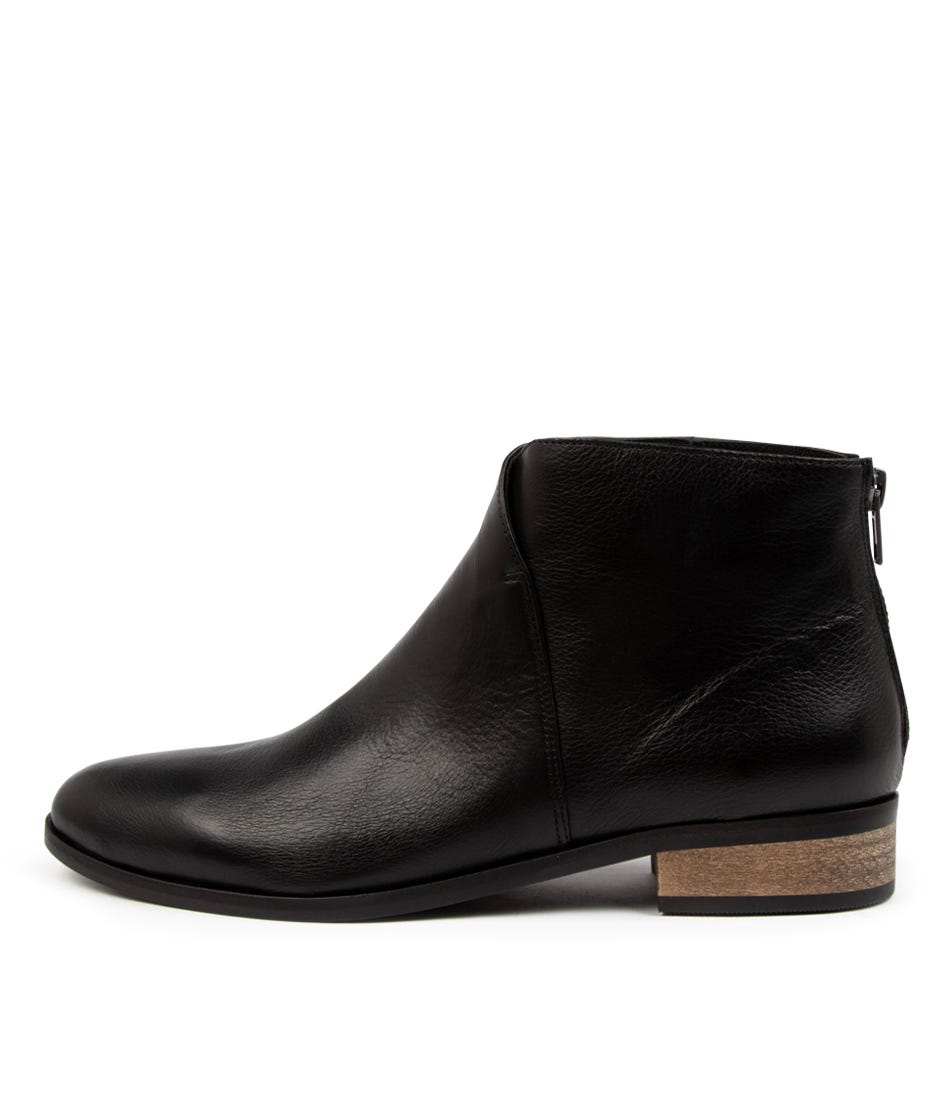 Buy Django & Juliette Infixed Dj Black Heel Ankle Boots online with free shipping