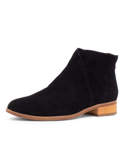 INFIXED DJ BLACK NATURAL HEEL SUEDE