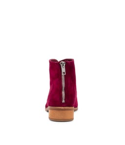 INFIXED DJ BURGUNDY SUEDE