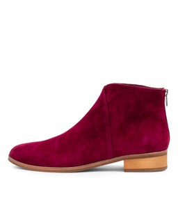 INFIXED DJ BURGUNDY SUEDE