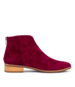 INFIXED DJ BURGUNDY SUEDE