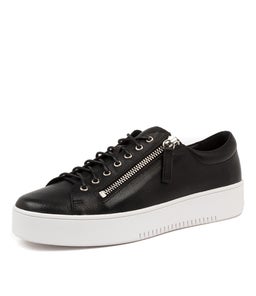 LAILA DJ BLACK WHITE SOLE LEATHER