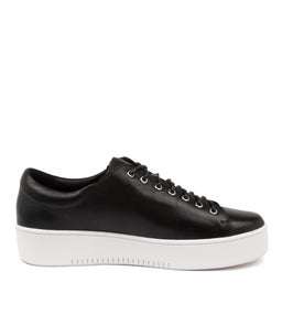 LAILA DJ BLACK WHITE SOLE LEATHER
