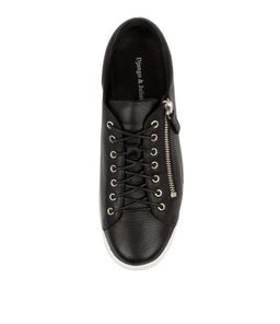 LAILA DJ BLACK WHITE SOLE LEATHER