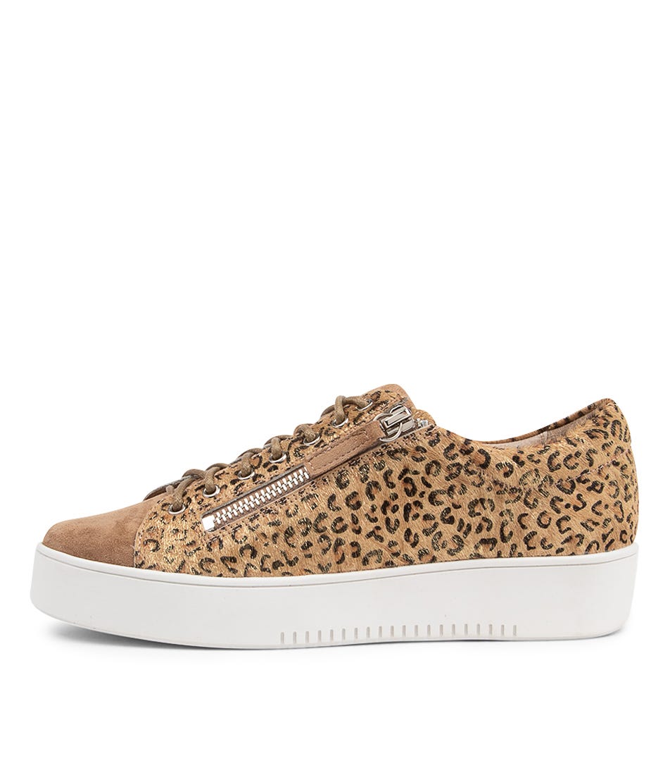 Buy Django & Juliette Laila Dj Taupe Camel & Gold Sneakers online with free shipping