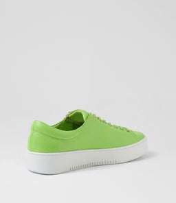 LAILA DJ LT LIME WHITE SOLE LEATHER