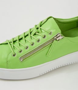 LAILA DJ LT LIME WHITE SOLE LEATHER