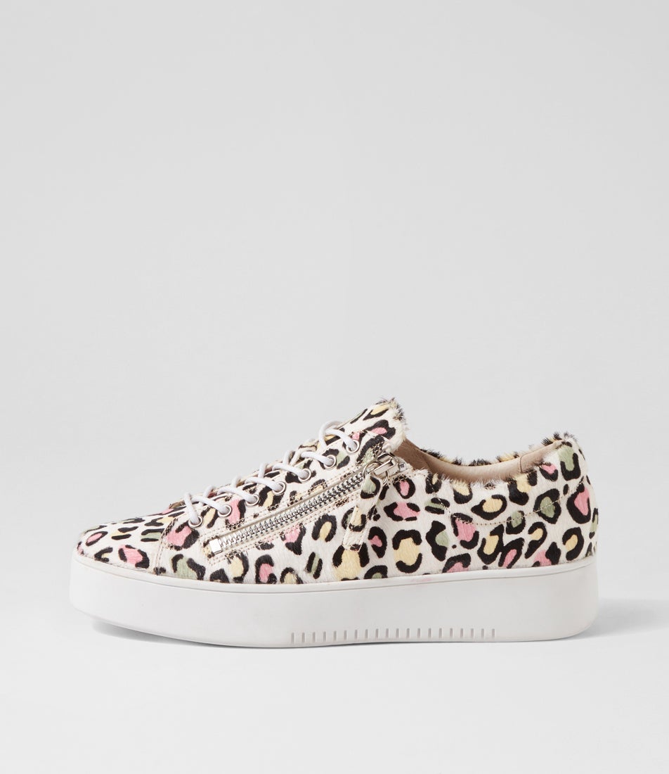 Laila-Dj-Pastel Leopard-White Sole-Pony