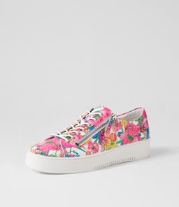 LAILA DJ WHITE FLOWERMANIA LEATHER