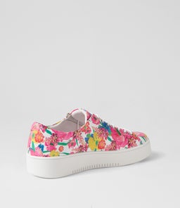 LAILA DJ WHITE FLOWERMANIA LEATHER