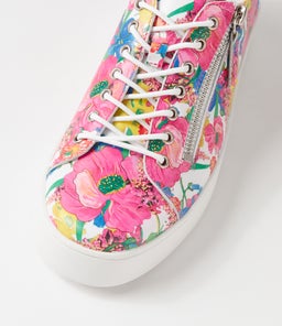 LAILA DJ WHITE FLOWERMANIA LEATHER