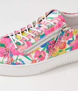 LAILA DJ WHITE FLOWERMANIA LEATHER