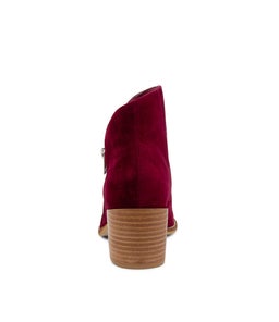 MARVIN DJ BURGUNDY SUEDE