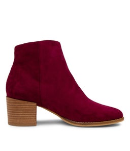 MARVIN DJ BURGUNDY SUEDE