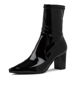 NIDER DJ BLACK STRETCH PATENT PU