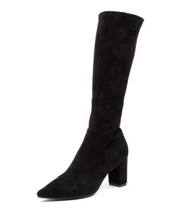 NORASS DJ BLACK STRETCH MICROSUEDE