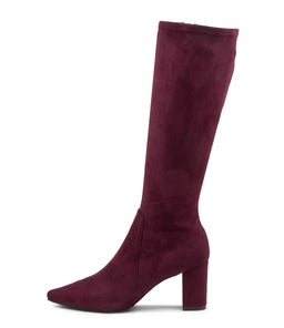 NORASS DJ MULBERRY STRETCH MICROSUEDE