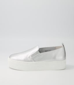 SINA DJ SILVER WHITE SOLE LEATHER