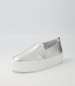 SINA DJ SILVER WHITE SOLE LEATHER