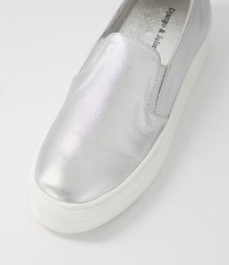 SINA DJ SILVER WHITE SOLE LEATHER