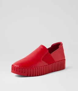 BECCA DJ RED RED SOLE LEATHER